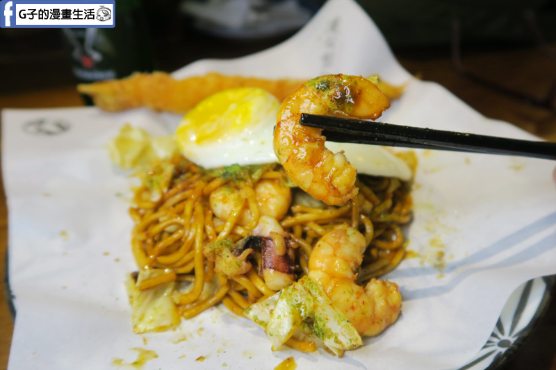 (已歇業)台北象山 澠公製麵-重口味日式炒麵超大炸蝦,看完電影吃宵夜超滿足,信義區拉麵.日式餐車.小吃捷運站美食 @G子的漫畫生活 (已歇業)台北象山 澠公製麵-重口味日式炒麵超大炸蝦,看完電影吃宵夜超滿足,信義區拉麵.日式餐車.小吃捷運站美食 @G子的漫畫生活