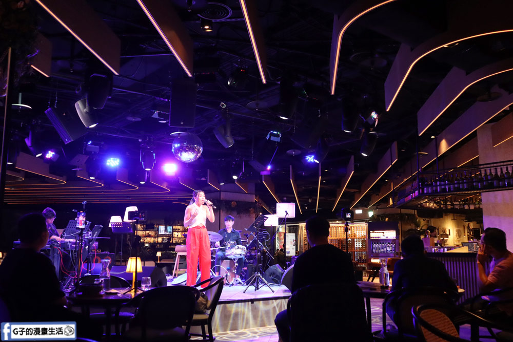 信義區餐酒館- OXI Oyster&#038;Wine Live House ,台北101現場LIVE駐唱餐廳,燈光美氣氛佳 @G子的漫畫生活