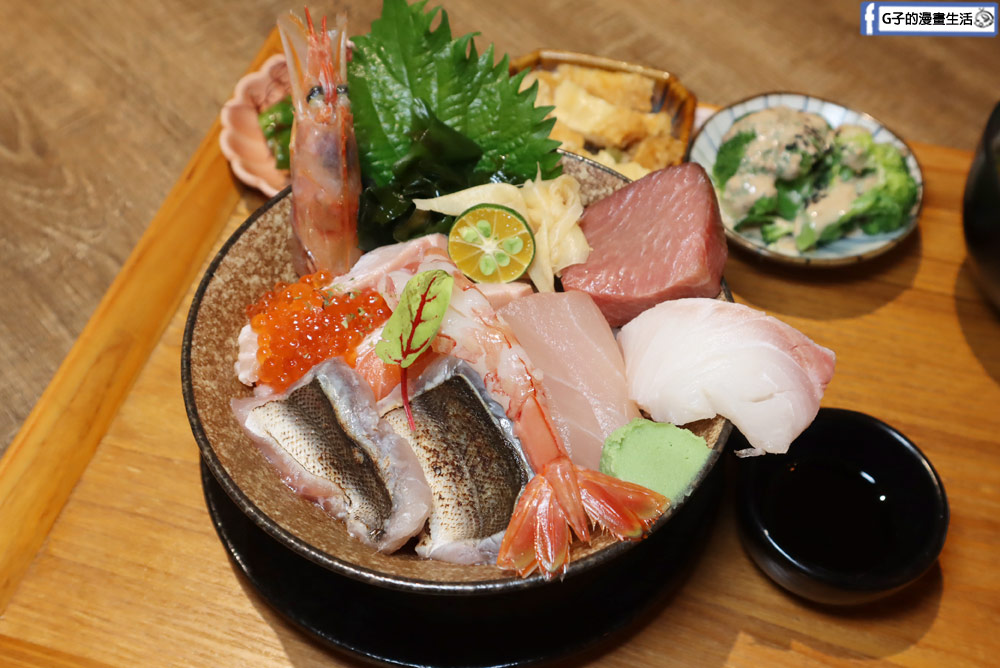 信義區日本料理-溫暖 Atatakai,7種生魚片丼飯超浮誇,平價日本料理推薦 @G子的漫畫生活