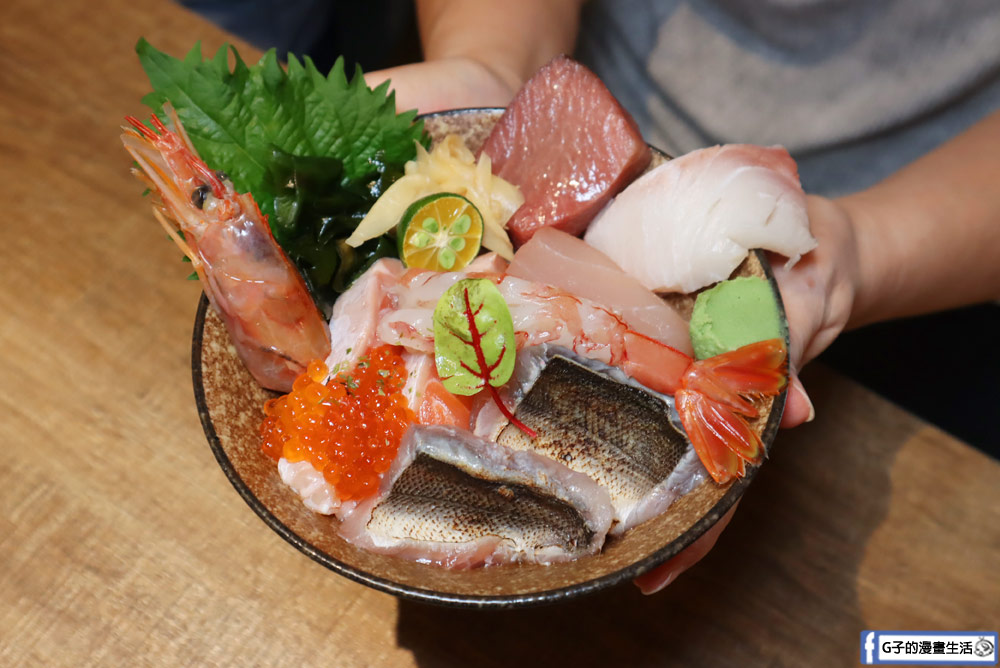信義區日本料理-溫暖 Atatakai,7種生魚片丼飯超浮誇,平價日本料理推薦 @G子的漫畫生活