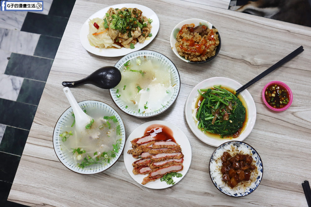 中和廟口美食-双囍油飯(黑白切),油飯、紅燒肉、炸豆包、粉腸湯必吃 @G子的漫畫生活 中和廟口美食-双囍油飯(黑白切),油飯、紅燒肉、炸豆包、粉腸湯必吃 @G子的漫畫生活