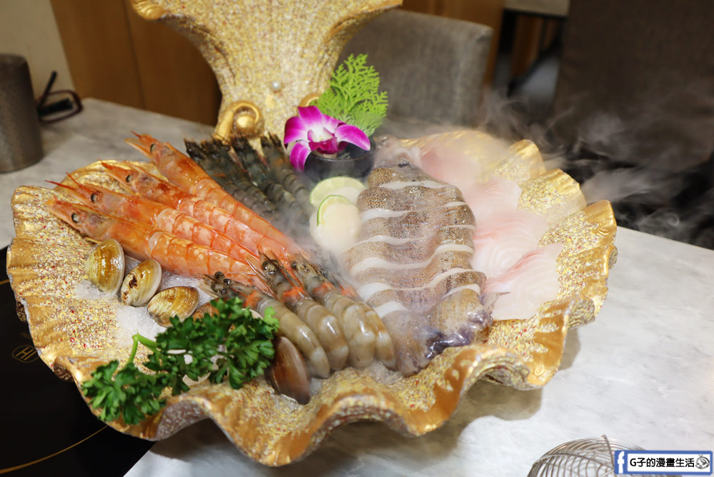 新莊火鍋推薦-熟度精緻鍋物,雙人海陸套餐超澎拜!冷熱飲品+冰淇淋自助吧吃到飽 @G子的漫畫生活