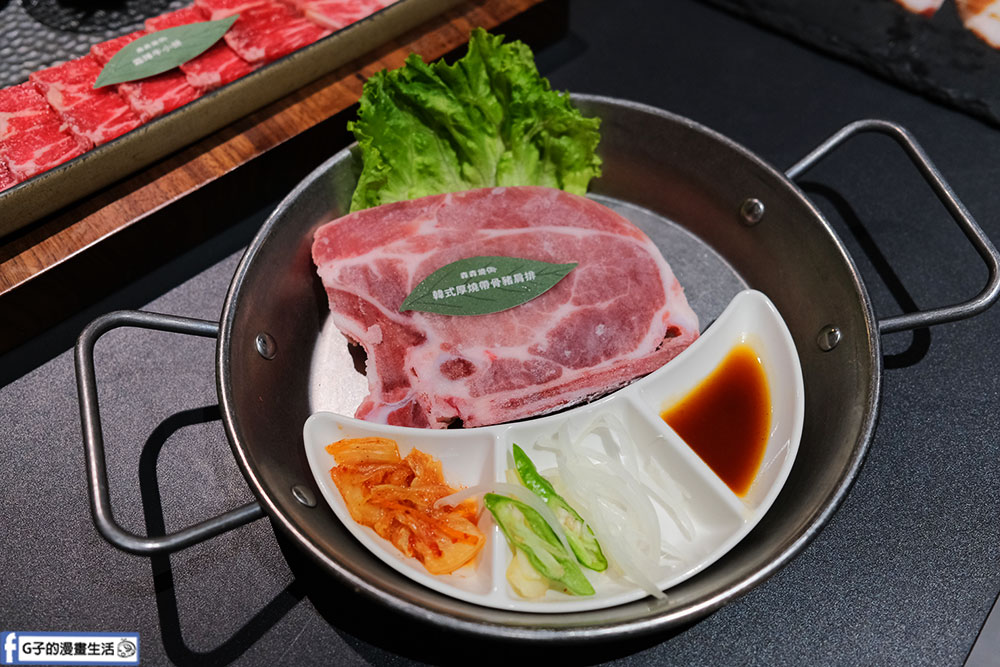 台中燒肉-森森燒肉 台中站前秀泰店,半自助吧吃到飽,甜點比燒肉更出色 @G子的漫畫生活