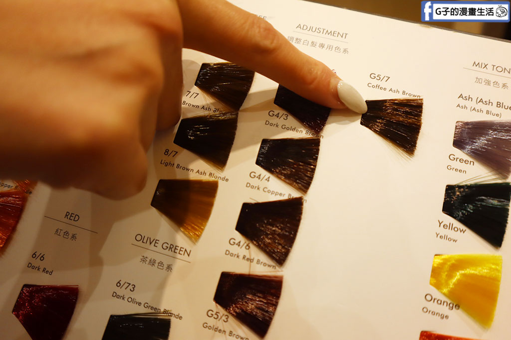 板橋染髮推薦 HITO Hair 館前店-白髮掰掰~染咖啡茶色顯白，護髮髮質升級! @G子的漫畫生活