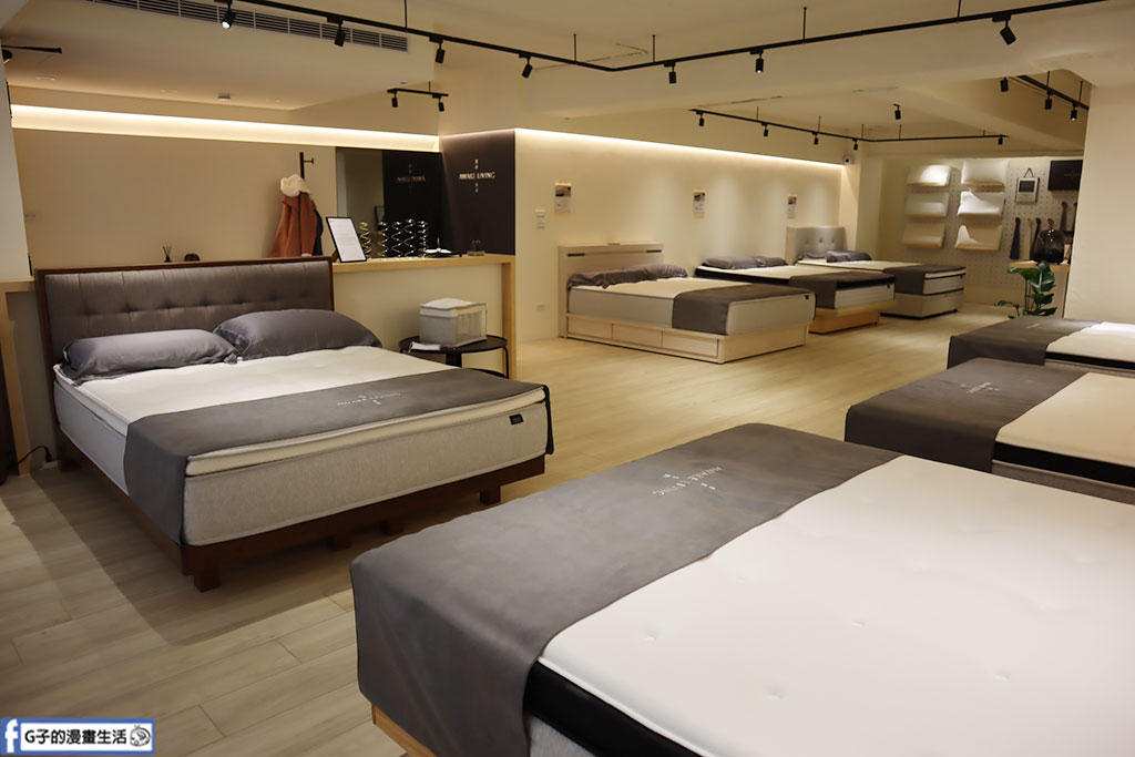 台北床墊推薦-覺醒家居 Awake Living ｜台北大安體驗店,全預約制「沈浸式無壓力試躺」打造質感家居生活 @G子的漫畫生活