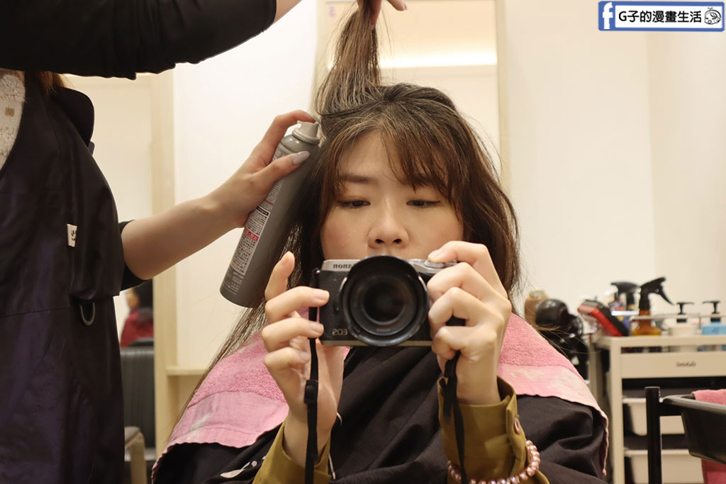 板橋染髮推薦 HITO Hair 館前店-白髮掰掰~染咖啡茶色顯白，護髮髮質升級! @G子的漫畫生活