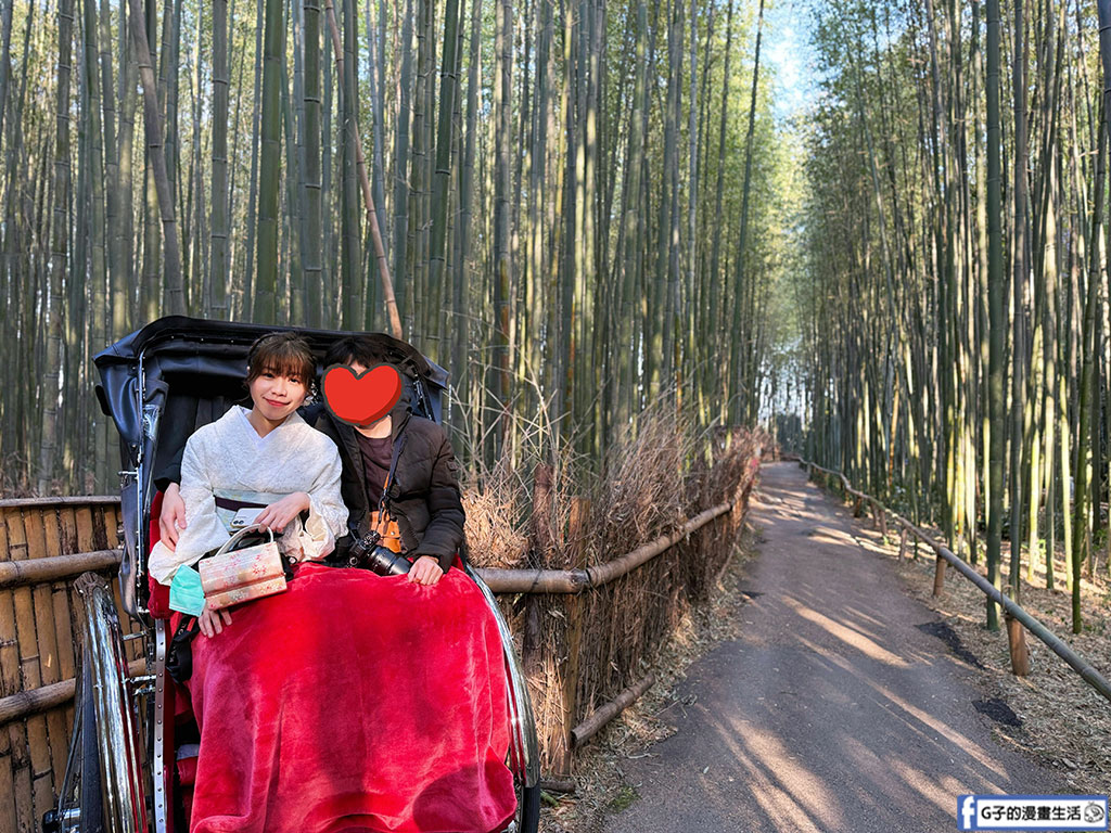 京都旅遊-嵐山人力車費用+嵐山人力車路線大公開! @G子的漫畫生活