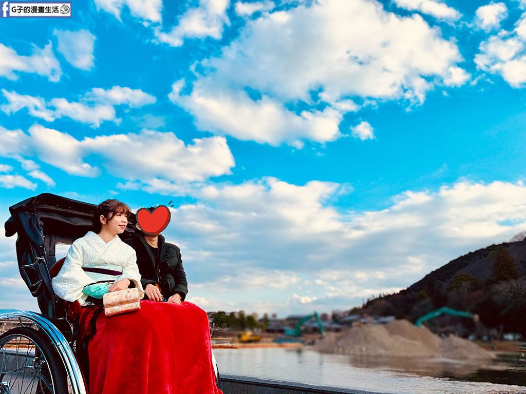 京都旅遊-嵐山人力車費用+嵐山人力車路線大公開! @G子的漫畫生活