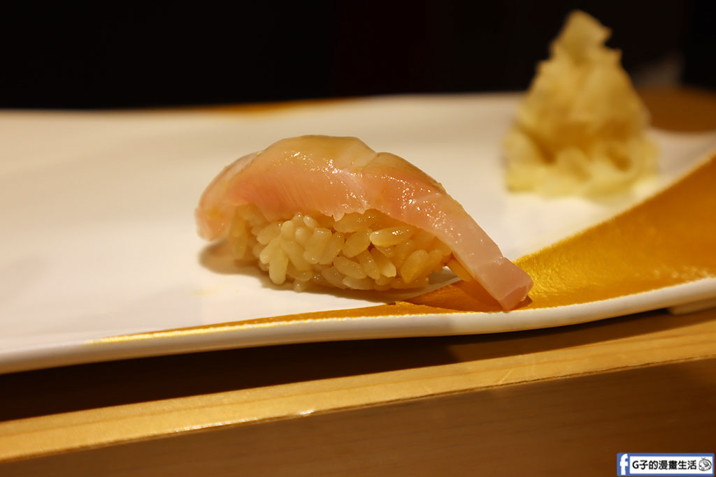 大阪美食無菜單料理推薦-鮨 栞庵やましろYamashiro 北新地,入選米其林美食的高級壽司 @G子的漫畫生活