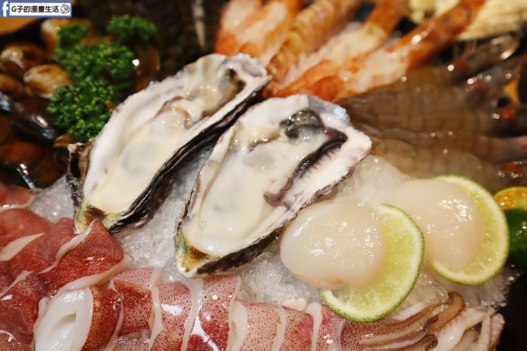 中永和美食-樂野鍋物壽星蝦/壽星蛤蜊,樂野牛奶鍋+麻辣鍋最好喝,雙人海陸餐CP值高 @G子的漫畫生活