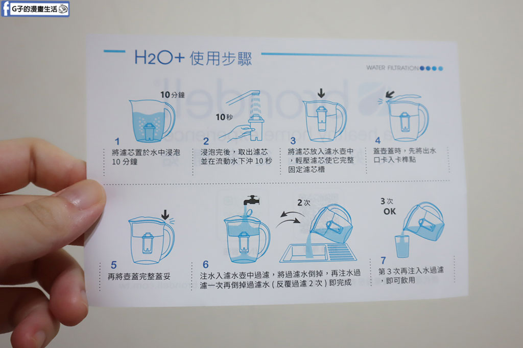 濾水壺推薦-Brondell美國邦特爾H2O+長效濾水壺 評價 @G子的漫畫生活 濾水壺推薦-Brondell美國邦特爾H2O+長效濾水壺 評價 @G子的漫畫生活