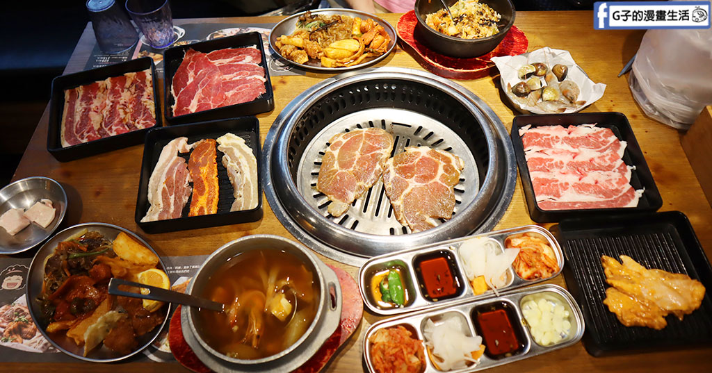阿豬媽韓式烤肉吃到飽西門店-台北韓式烤肉吃到飽569起,學生平日限定529起 @G子的漫畫生活