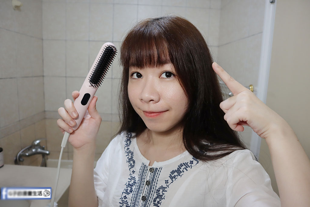 POPRORO 超輕量兩用負離子直髮梳-一支搞定直捲兩用電熱梳 @G子的漫畫生活