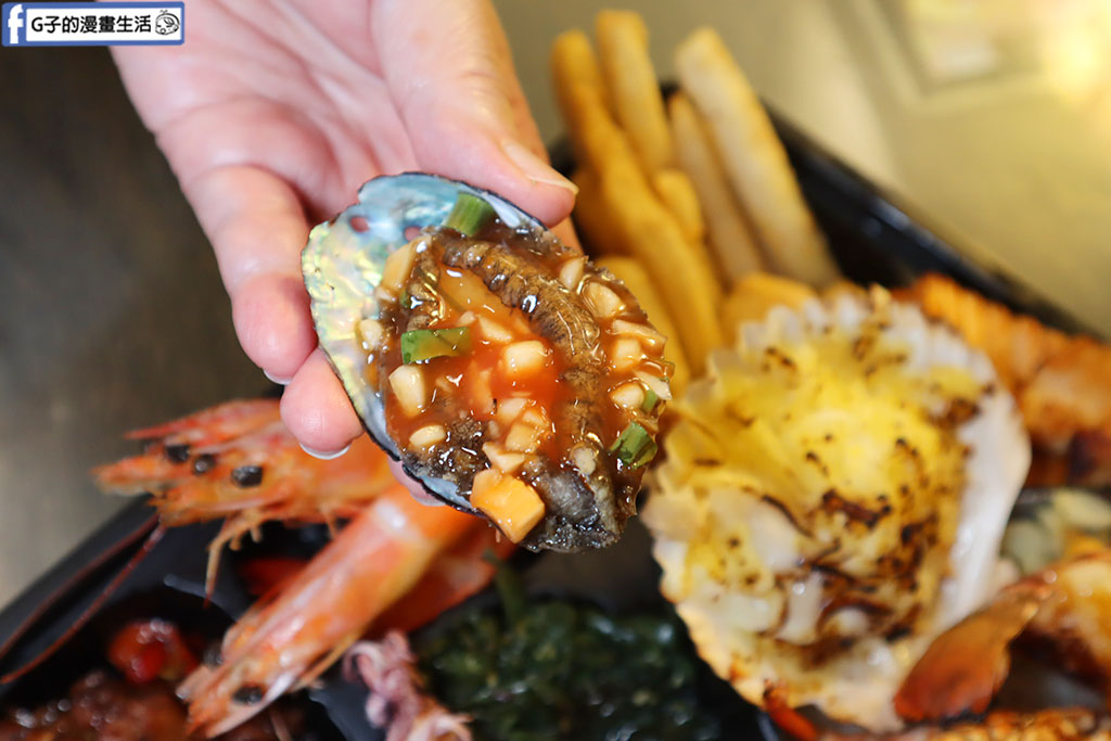 南勢角美食-鱻食堂龍蝦粥-中和興南夜市的預約制龍蝦便當 @G子的漫畫生活