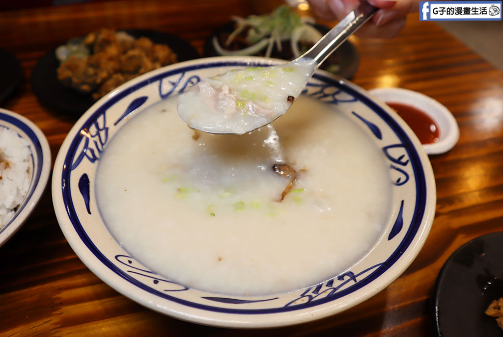 林口三井美食-老伙計 黑金滷肉飯.鹹粥.米粉湯,下午有營業的文青小吃店 @G子的漫畫生活 林口三井美食-老伙計 黑金滷肉飯.鹹粥.米粉湯,下午有營業的文青小吃店 @G子的漫畫生活