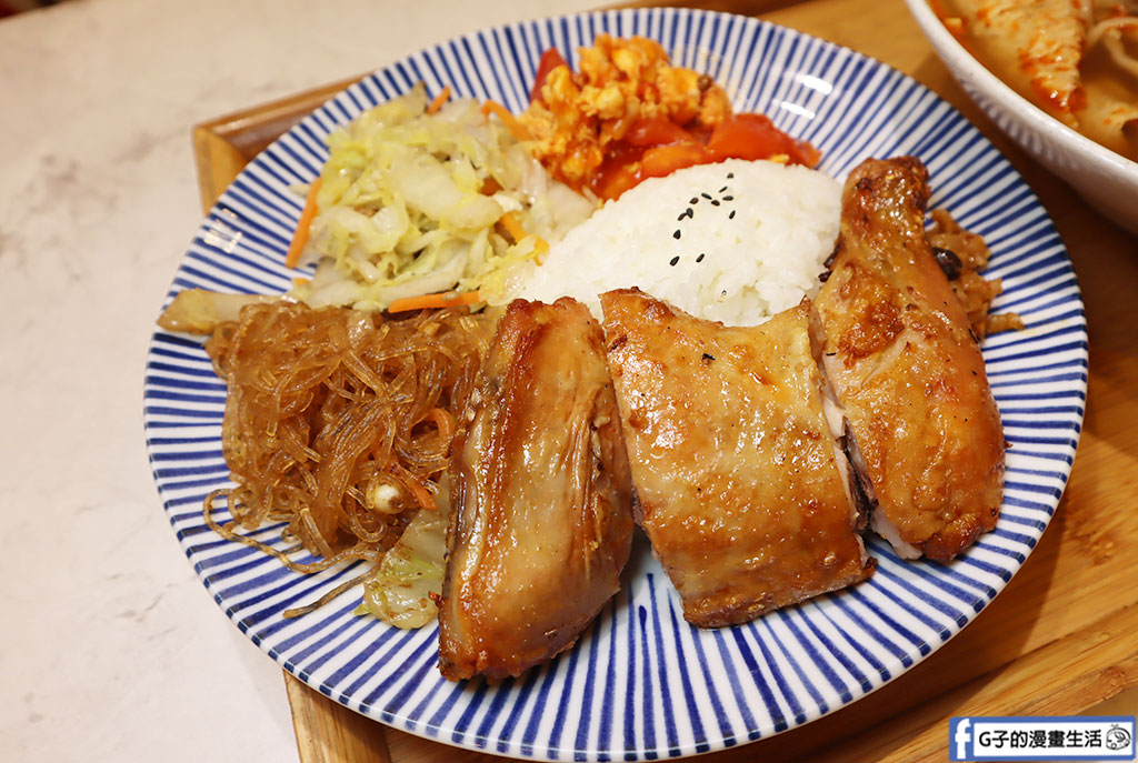 林口三井美食-品嚐悅-林口「最美便當店」比臉大雞排和烤雞腿飯必吃 @G子的漫畫生活
