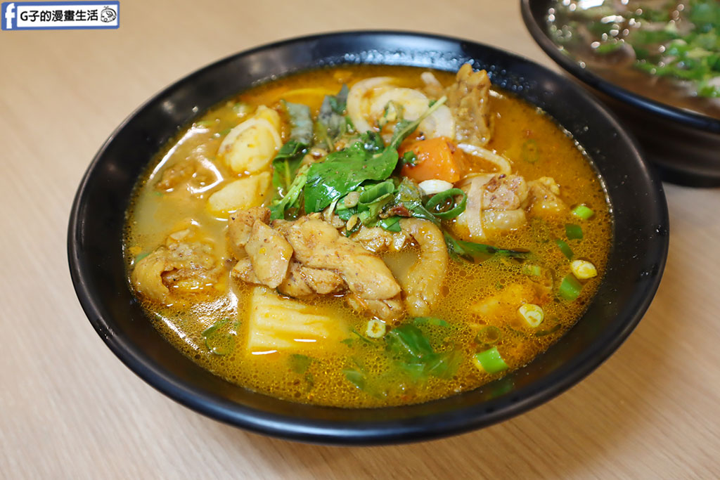 中和美食-越食堂 中和區越南美食,不要只吃越南河粉,越式咖哩雞河粉好吃 @G子的漫畫生活
