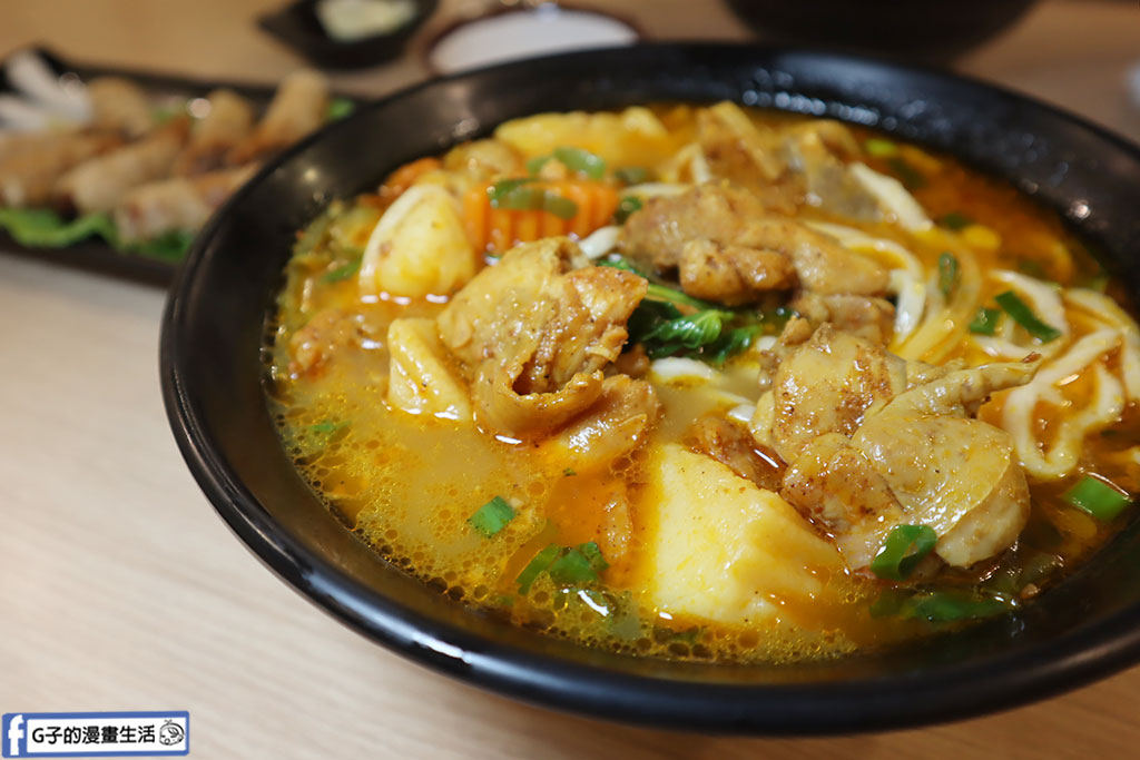 中和美食-越食堂 中和區越南美食,不要只吃越南河粉,越式咖哩雞河粉好吃 @G子的漫畫生活