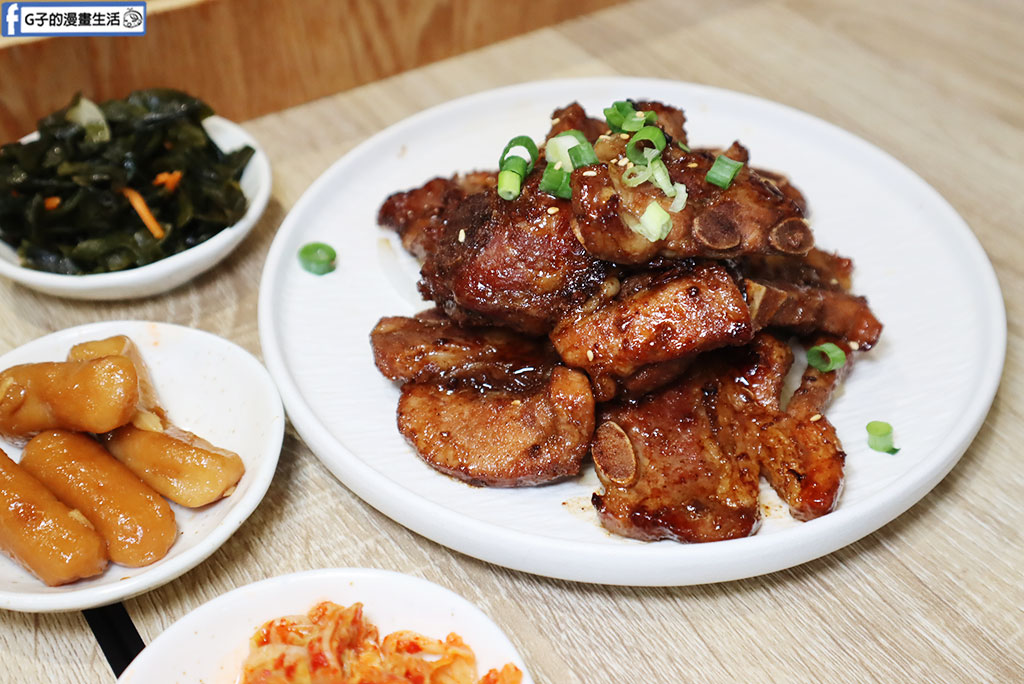 板新站韓式料理推薦｜波爺韓式中華料理菜單、小菜無限供應、外帶85折超划算 @G子的漫畫生活