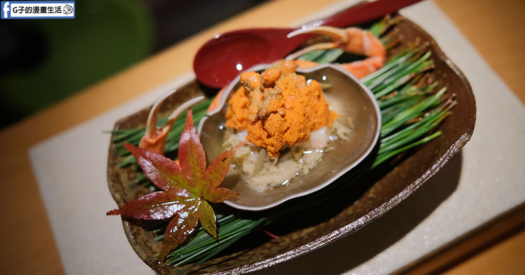 鮨荻 Sushi Ogi｜台北中山區無菜單料理推薦，將近30道菜的OMAKASE，隱身北車巷弄 @G子的漫畫生活