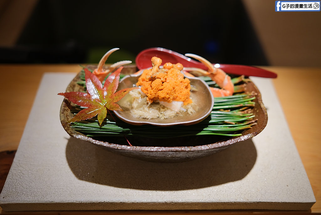 鮨荻 Sushi Ogi｜台北中山區無菜單料理推薦，將近30道菜的OMAKASE，隱身北車巷弄 @G子的漫畫生活