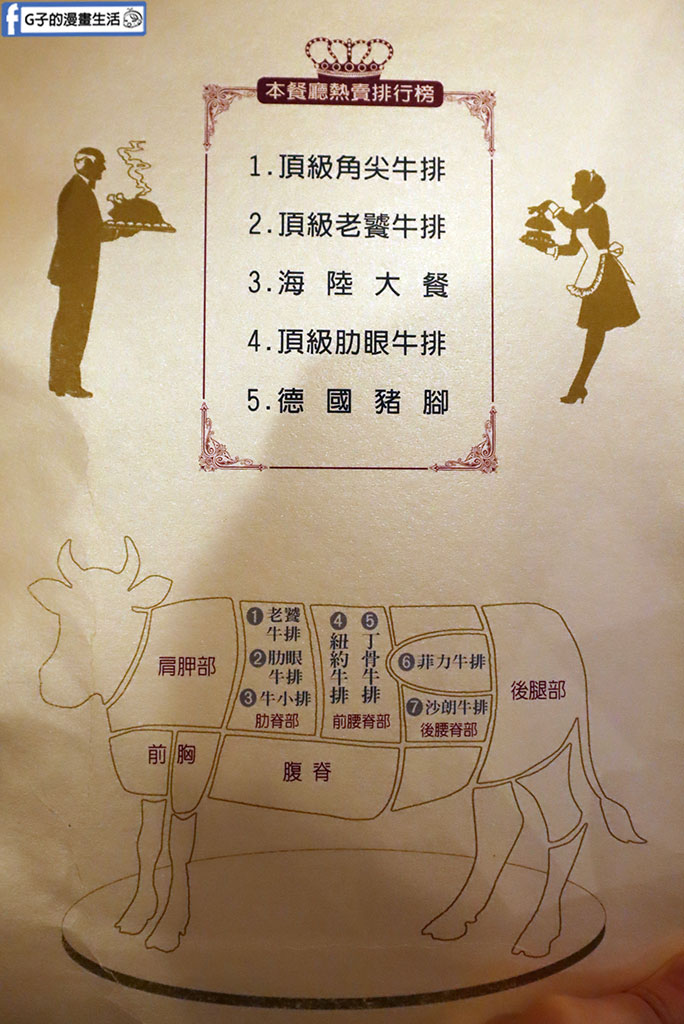 中山區最有靈魂的老派牛排館：亞里士餐廳｜三千萬音響+復古氛圍，經典排餐一次介紹 @G子的漫畫生活