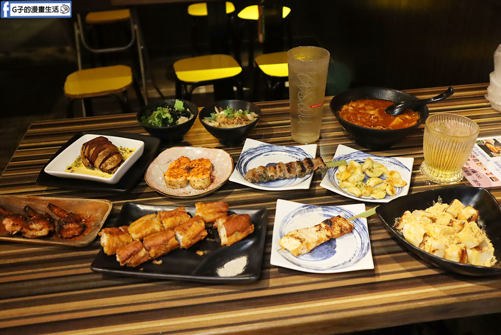 【行天宮串燒推薦】燒鳥串道吉林店｜25元起平價串燒、高CP值居酒屋！Highball/梅酒買一送一＋茶泡飯吃到飽 @G子的漫畫生活
