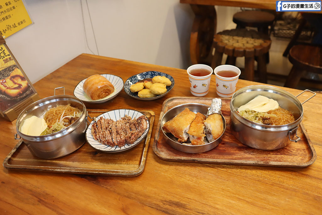 【永和美食】黃加雞腿永和店｜百元有找古早味便當！大雞腿外酥內嫩超多汁，內用紅茶無限暢飲（附菜單） @G子的漫畫生活