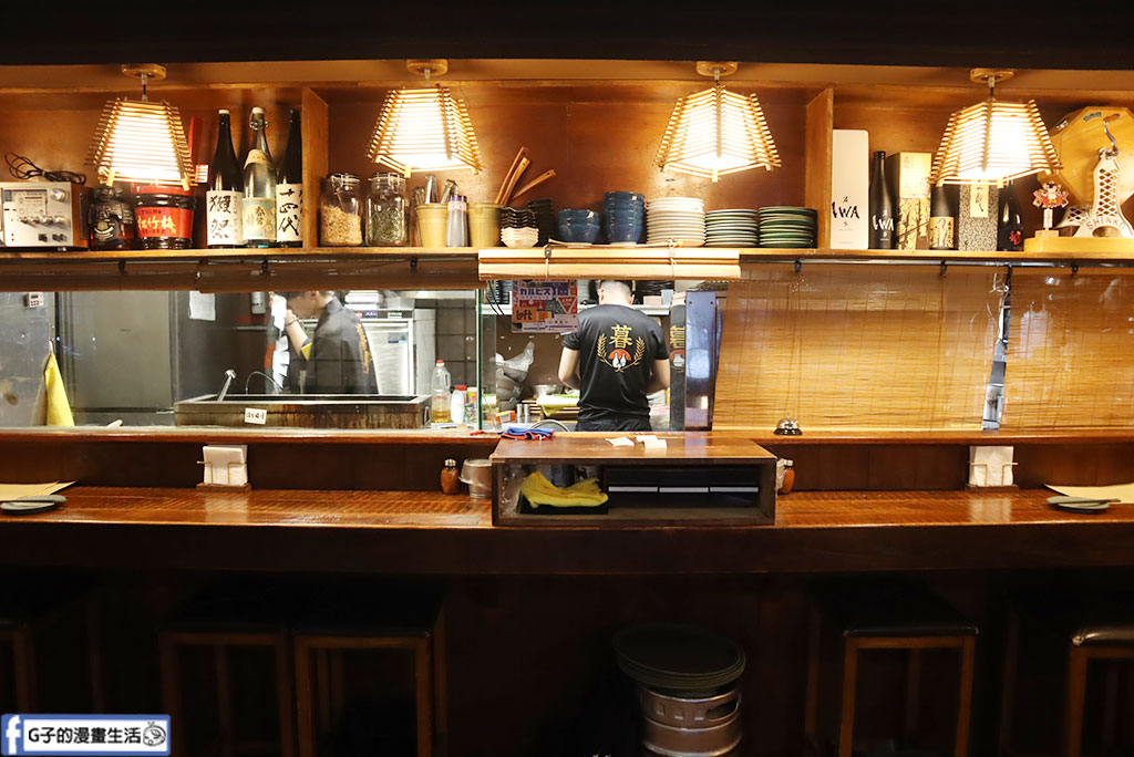 【大安區居酒屋】暮所Musuo｜下班後的結合日式炭火與時尚調酒吧，夢幻醬烤提燈與極大蘆筍豬肉捲，商務聚餐也能優雅不留炭火味 @G子的漫畫生活