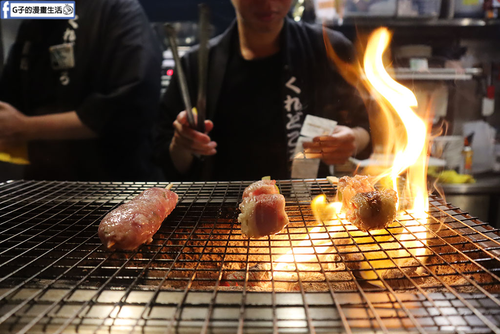【大安區居酒屋】暮所Musuo｜下班後的結合日式炭火與時尚調酒吧，夢幻醬烤提燈與極大蘆筍豬肉捲，商務聚餐也能優雅不留炭火味 @G子的漫畫生活