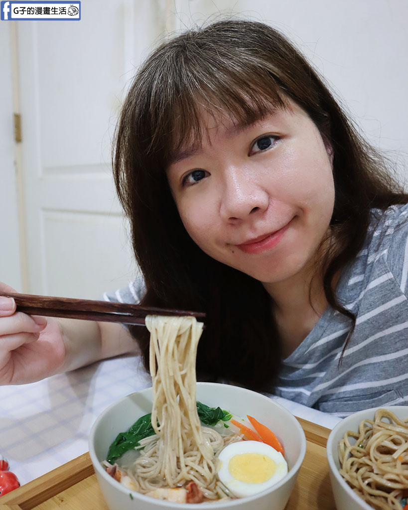【網購美食】日日好食好控麵開箱｜好控直麵/高纖膳控細麵實測，乾麵湯麵自由度UP，口感Q彈不軟爛 @G子的漫畫生活