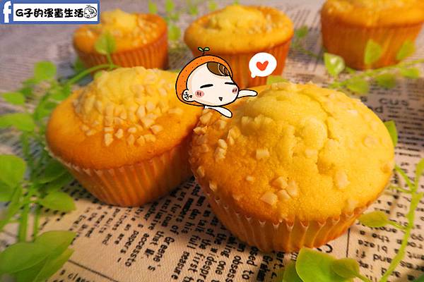 食譜-新手也會做好吃的柚香馬芬杯子蛋糕muffins(不用電動打蛋器/韓國柚子果醬瑪芬/蘭姆酒) @G子的漫畫生活