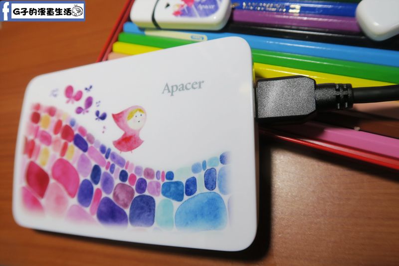Apacer宇瞻科技x克里斯多插畫聯名隨身碟.行動硬碟-治癒系超可愛 @G子的漫畫生活