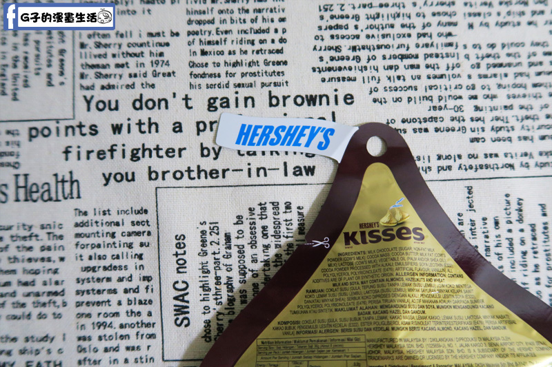 Hershey&#8217;s Kisses水滴巧克力-小時候超愛的零食甜點-開箱文 @G子的漫畫生活