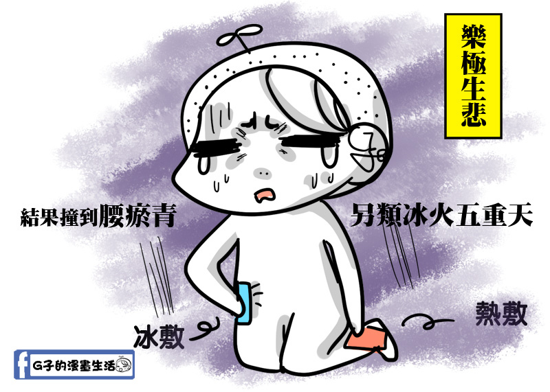 扭到腳(腳翻船)屋漏偏逢連夜雨,另類冰火五重天part2-G子的漫畫生活 @G子的漫畫生活