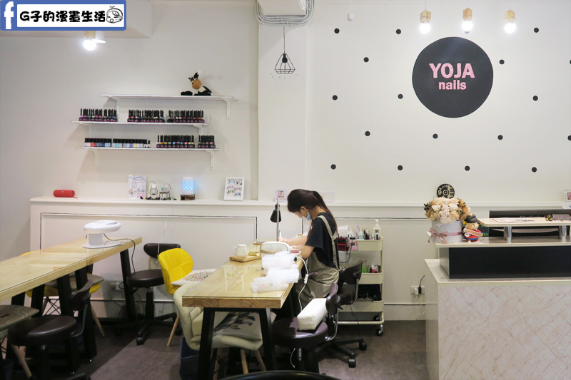 中山站-YOJA 由甲智能美甲-光療指甲居然可彩繪照片,YUKI.G子通通放上去.夏日顯白橘色美甲 @G子的漫畫生活
