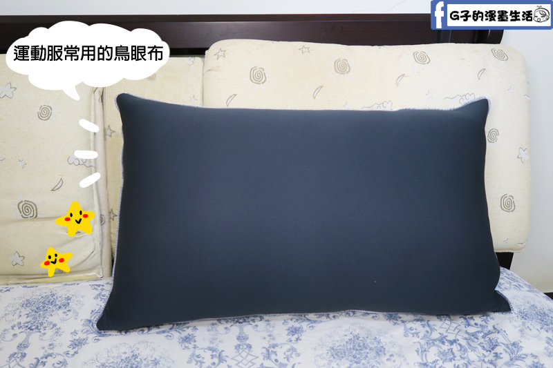 Easy day-舒壓排汗涼感四季枕,推薦給喜歡高高枕頭的人,雙面涼爽吸汗,台灣製造的枕頭喔! @G子的漫畫生活