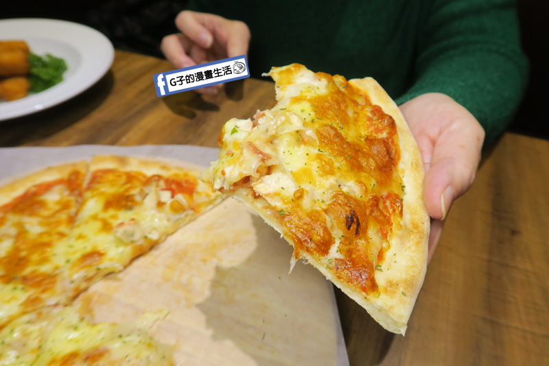 台北橋披薩-DUKE&#8217;S PIZZA 頂級義式薄皮披薩,最便宜150元就吃的到!爵士披薩.三和夜市.義大利麵.燉飯.三重推薦餐廳 @G子的漫畫生活