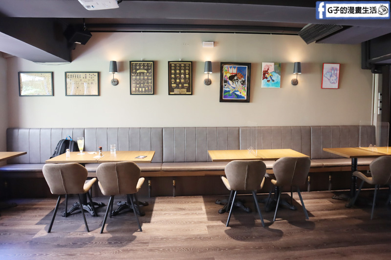 東門不限時咖啡廳-木色藝文咖啡Mu&#8217;s Café,充滿藝術氣息的下午茶咖啡甜點,正餐也好吃 @G子的漫畫生活