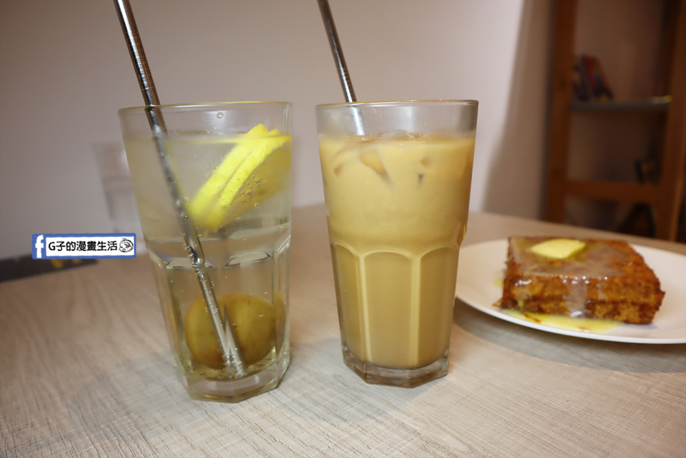 板橋新埔咖啡廳-HONI 這好膩-港式美食的小店,正宗港式絲襪奶茶.港式鴛鴦 @G子的漫畫生活