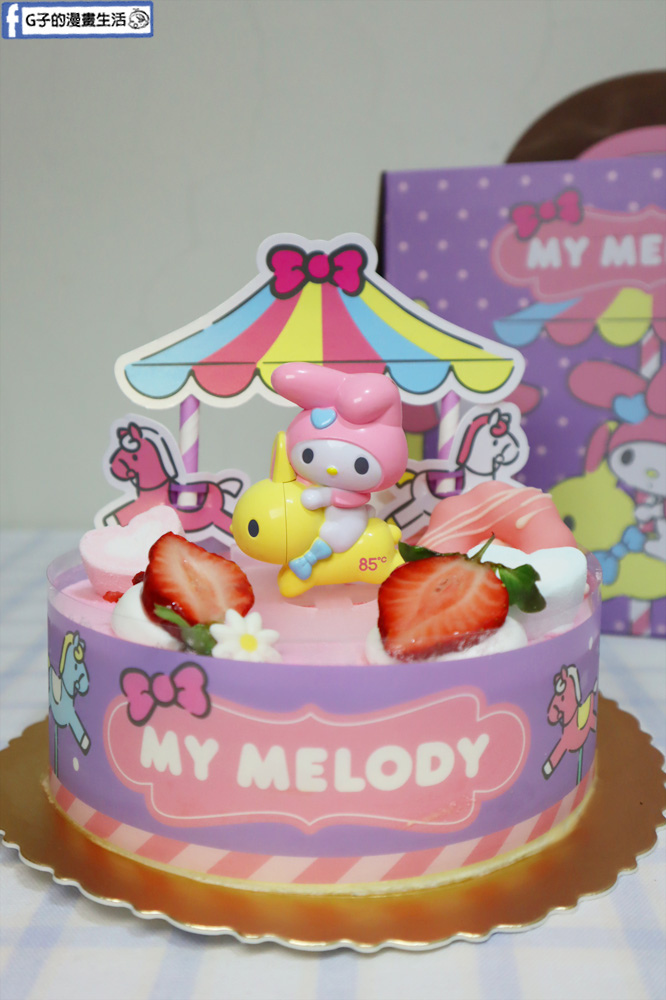 85度C聯名三麗鷗造型蛋糕Hello Kitty&#038;My Melody甜蜜夢幻樂園,超萌可愛爆表! @G子的漫畫生活