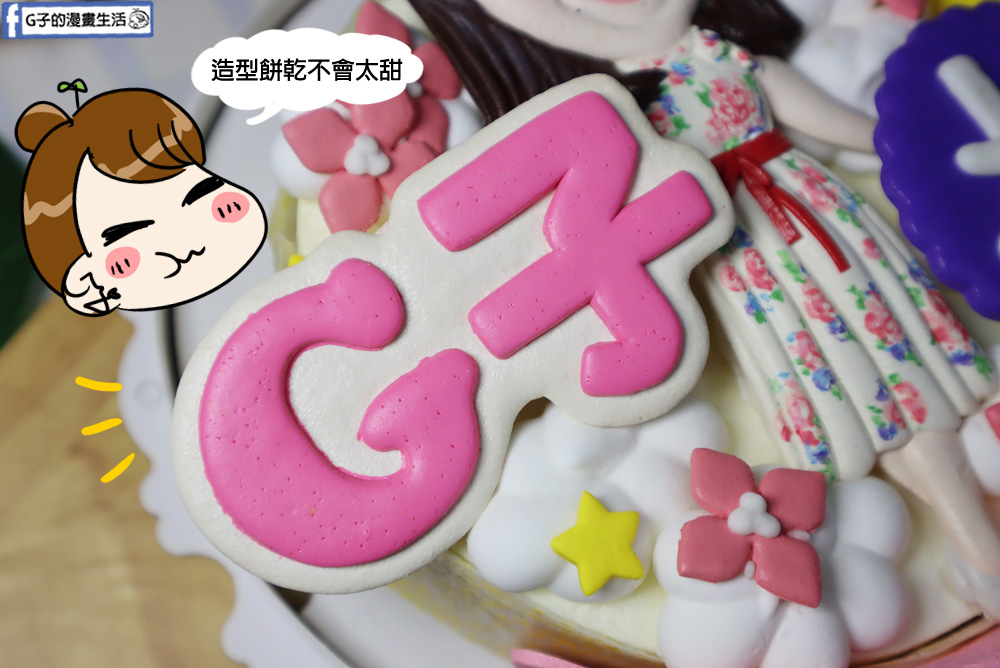 台北蛋糕推薦-米爾利甜點創作-生日蛋糕給壽星大驚喜,客製化造型蛋糕可不是只有翻糖蛋糕! @G子的漫畫生活