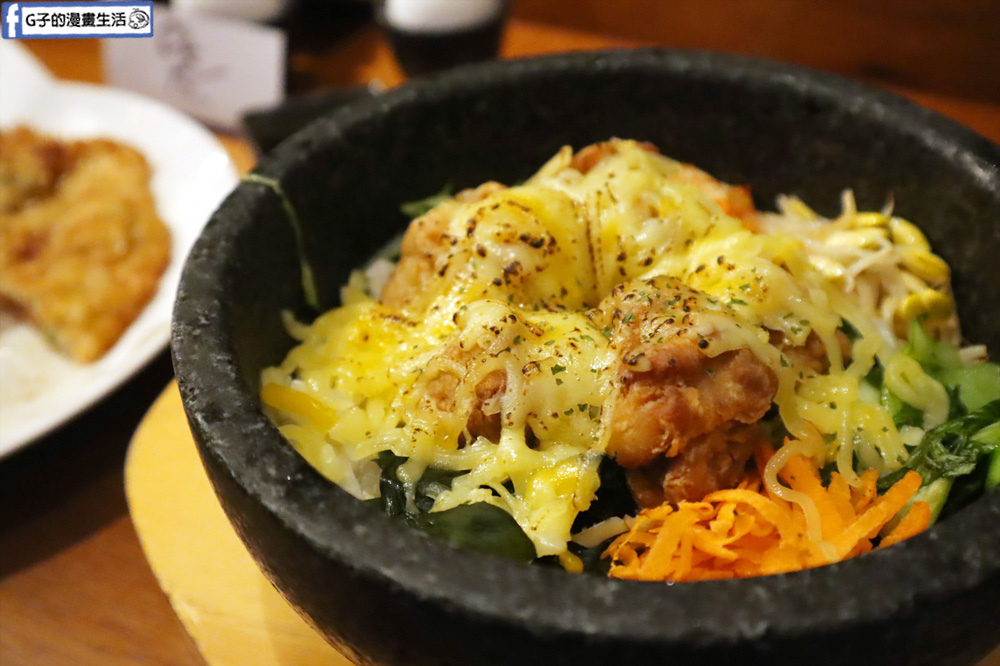 【中山站韓式料理】四米大石鍋拌飯專賣-老公寓中的韓式餐館,超罪惡的牽絲起司雞 @G子的漫畫生活